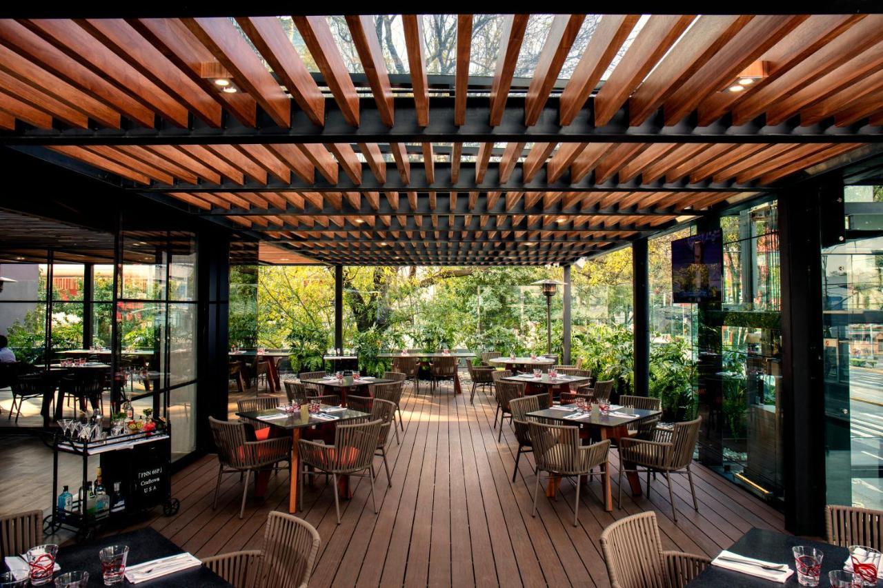 Krystal Grand Suites Insurgentes Meksyk Zewnętrze zdjęcie Restaurant in the hotel